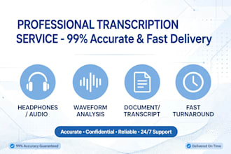 transcribe audio to text fast accurate audio and video transcription