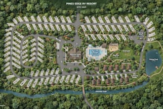 design custom rv park, campground, resort and site maps