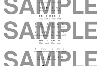 provide lesson 3 for beginner piano as a PDF worksheet