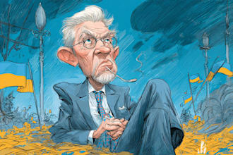 draw a political or satirical cartoon