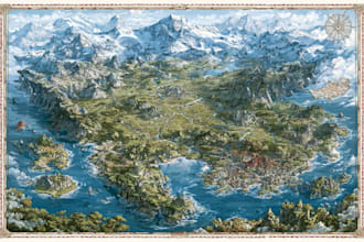 make map illustration for you