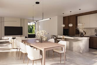 render 3d visualization using your architect plan, 3d visual for house extension