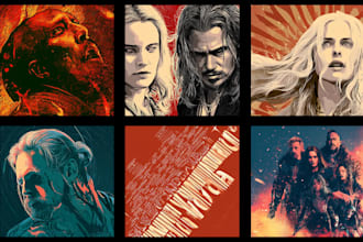 design a professional cinematic movie poster