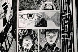 draw anime manga page nsfw comic book illustration