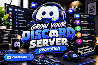 promote your discord server and boost gaming community growth