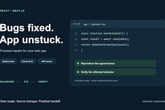 fix react and nextjs bugs in your web app