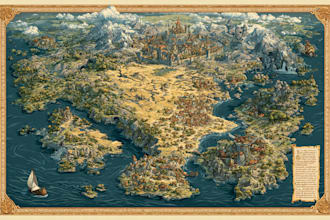 design great map in quality vector illustration