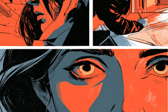 comic book illustration with comic book illustrator