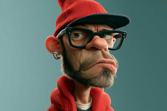draw cute cartoon avatar from your photo