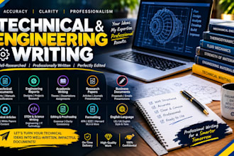 write professional technical writing and engineering documents
