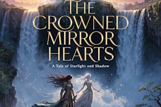 create an epic fantasy and romantasy book cover design