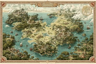 draw a custom map for fantasy
