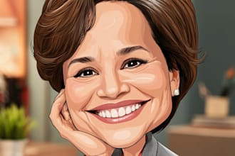 design a cartoon caricature portrait for you