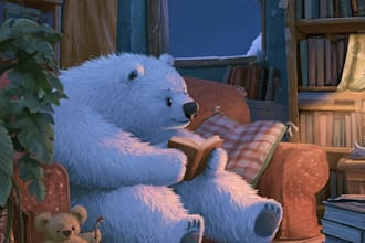 create adorable and colorful storybook illustrations