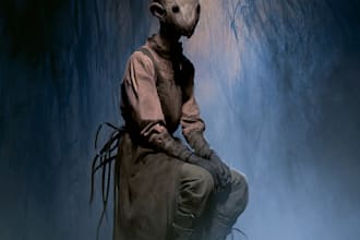 make dark art illustration horror movie posters, horror book