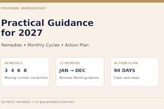 create a detailed personalized numerology report with remedies