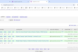create professional cl services listings for your business