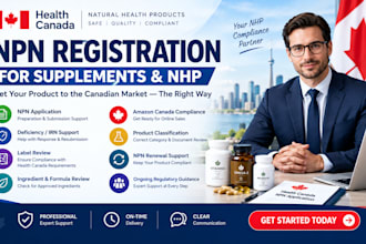 do health canada npn registration for supplements
