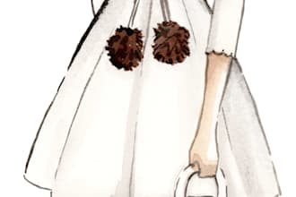 create hand drawn fashion style illustrations