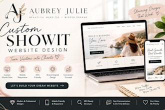 showit website design showit website redesign showit design showit website