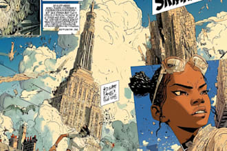 create comic book pages in any art style