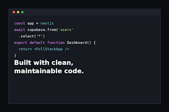 build a full stack web app with next js and supabase