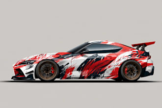 create custom car wrap and vehicle wrap design