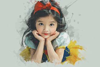 turn your photo into a magical animated cartoon portrait