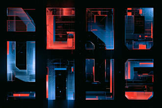 create a custom cyberpunk or futuristic or y2k logo design