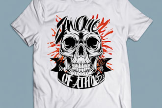 design custom typography t shirt and graphic t shirt