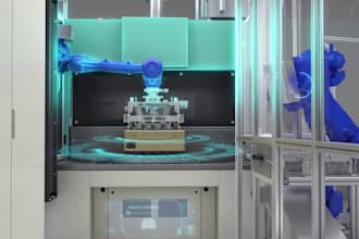 create 3d oil and gas process, refinery and equipment animation