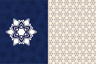 design seamless repeating logo patterns for your brand