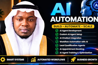 build ai automation workflows, n8n ai agents  and business automation system