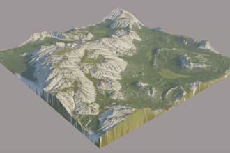 turn your aerial images into orthomosaic, contour map, dsm dtm model, 3d terrain