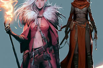 create custom dnd, rpg, and character art