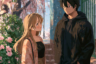 draw your couple in anime style