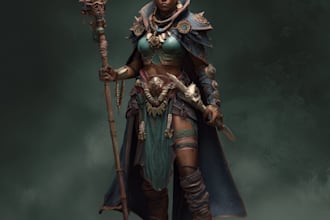 create professional fantasy character artwork