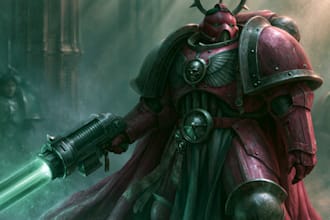 design a warhammer 40k character art