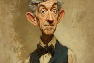 create a high quality realistic face portrait