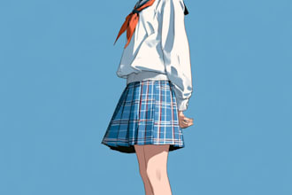 draw custom anime character illustration and anime art