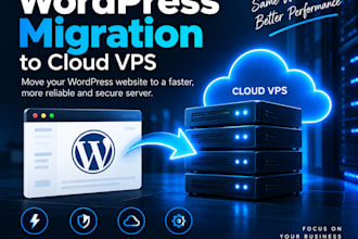 migrate your wordpress website to a fast cloud vps