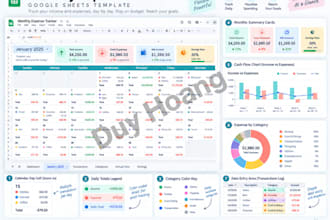 create custom google sheets budget