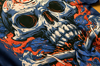 design trendy streetwear t shirt with typography