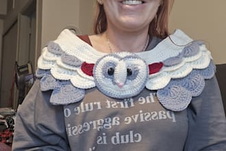create a detailed crochet PDF pattern with pics