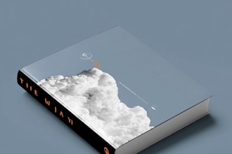 create modern, minimalist book cover design or kindle cover