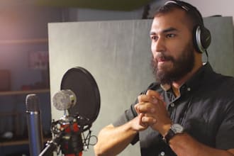 record a real voice for your reels