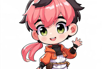 create cute chibi art