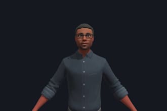 do stylized 3d character modeling, pbr texture, uv, 3d sculpting, 3d printing