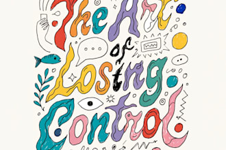 create custom hand drawn artwork for book cover design