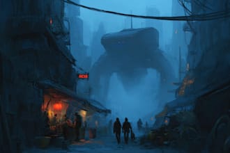design sci fi illustration and sci fi sci fi illustration